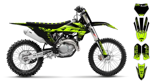 Graphics Kit - KTM - SX SX-F / XC XC-F - 2019-2022 - Fluo K6 - ST