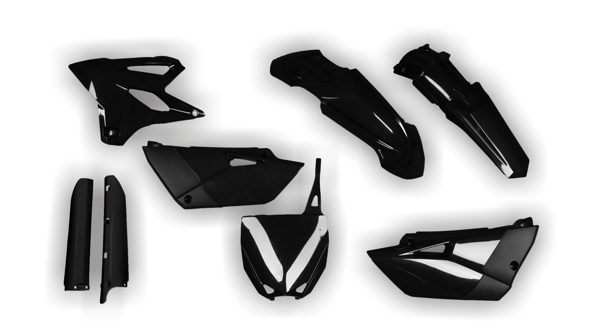 Plastics Kit - Yamaha - YZ 85 - 2002-2014 - Full Kit - Black Restyle