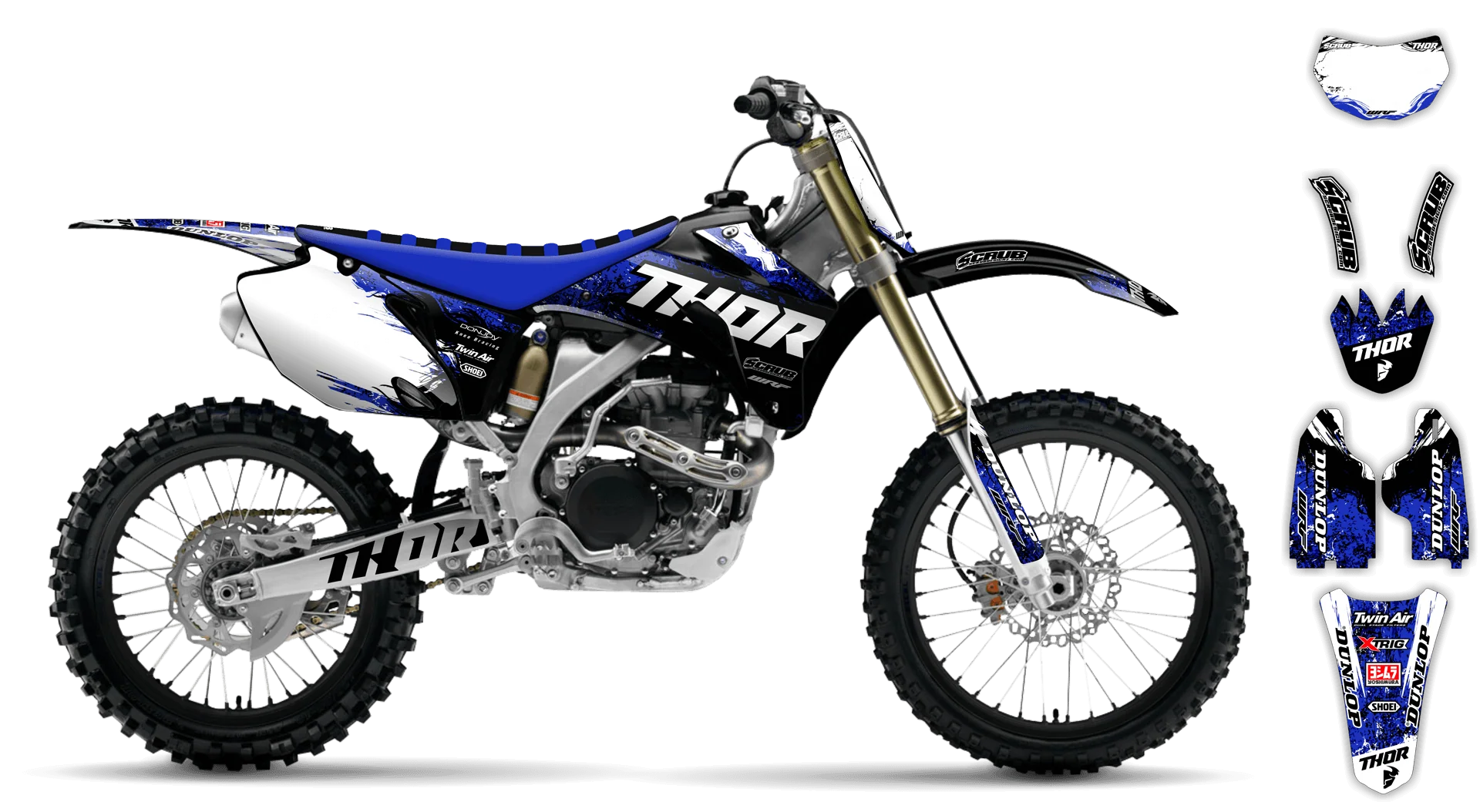 Graphics Kit - Yamaha - WR400F - 2000-2002 - Sledge - ST