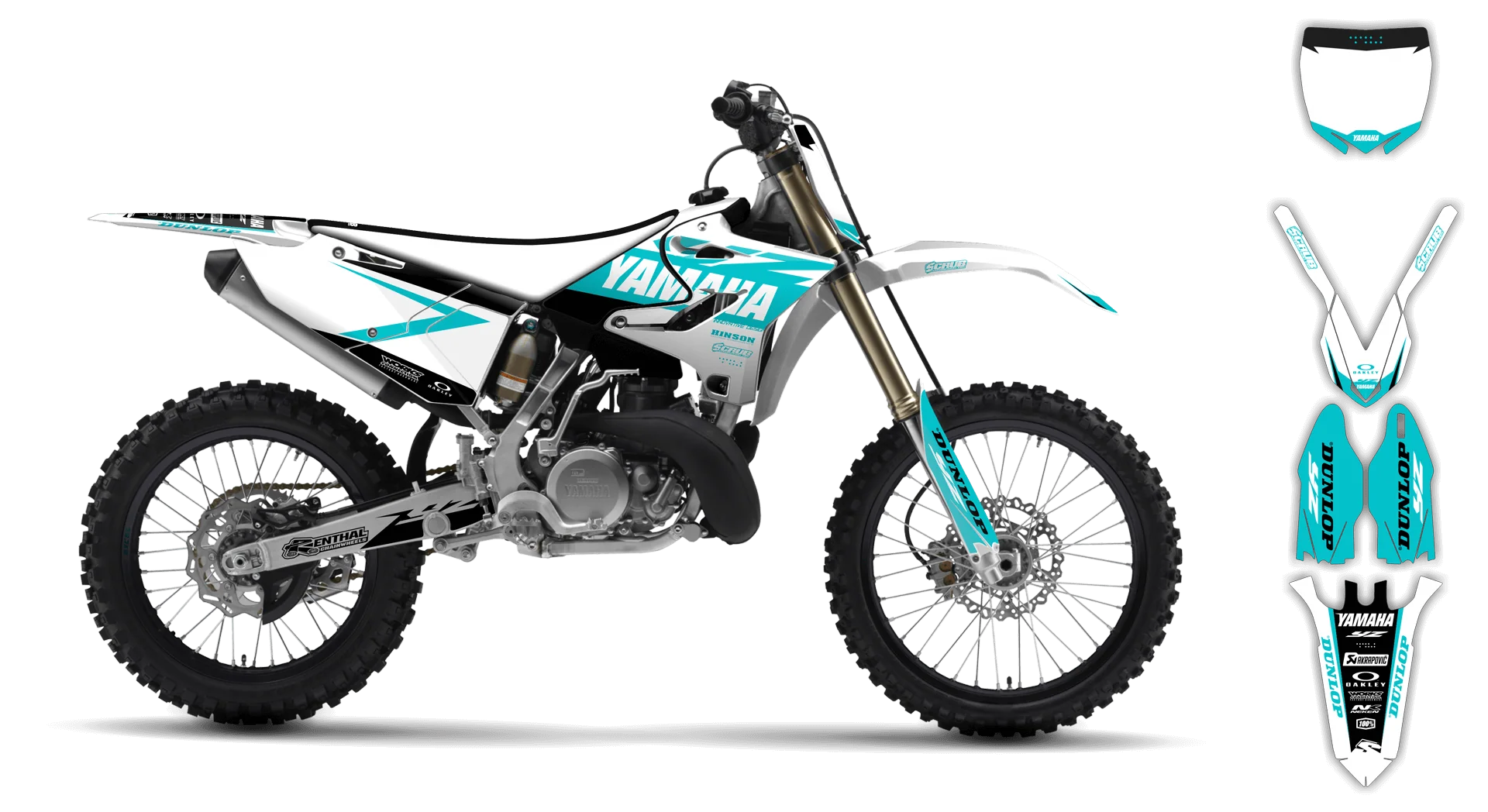 Graphics Kit - Yamaha - YZ 125 - 2015-2020 - Corgis - R1