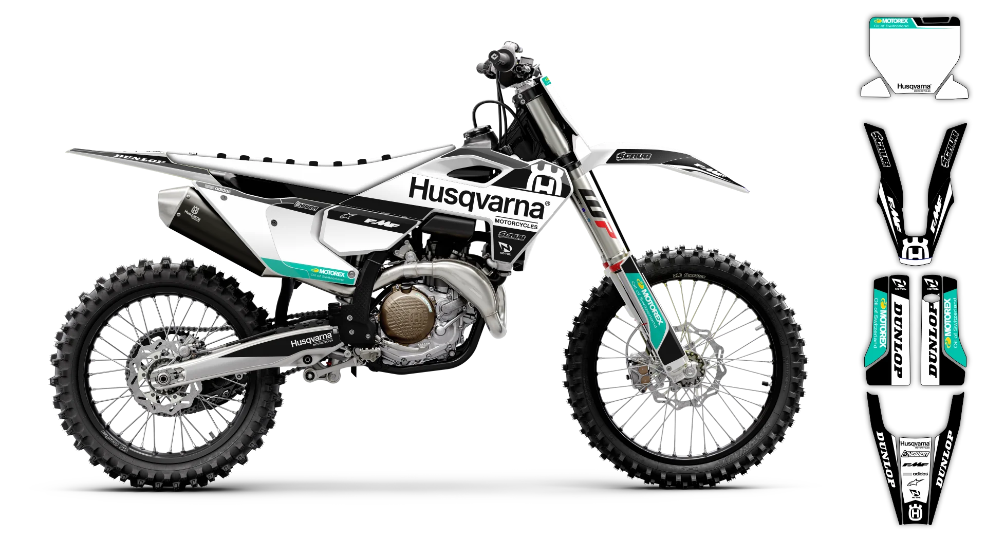 Graphics Kit - Husqvarna 14-> TC-FC-FX Series - 2023-2024 - H9 - LE