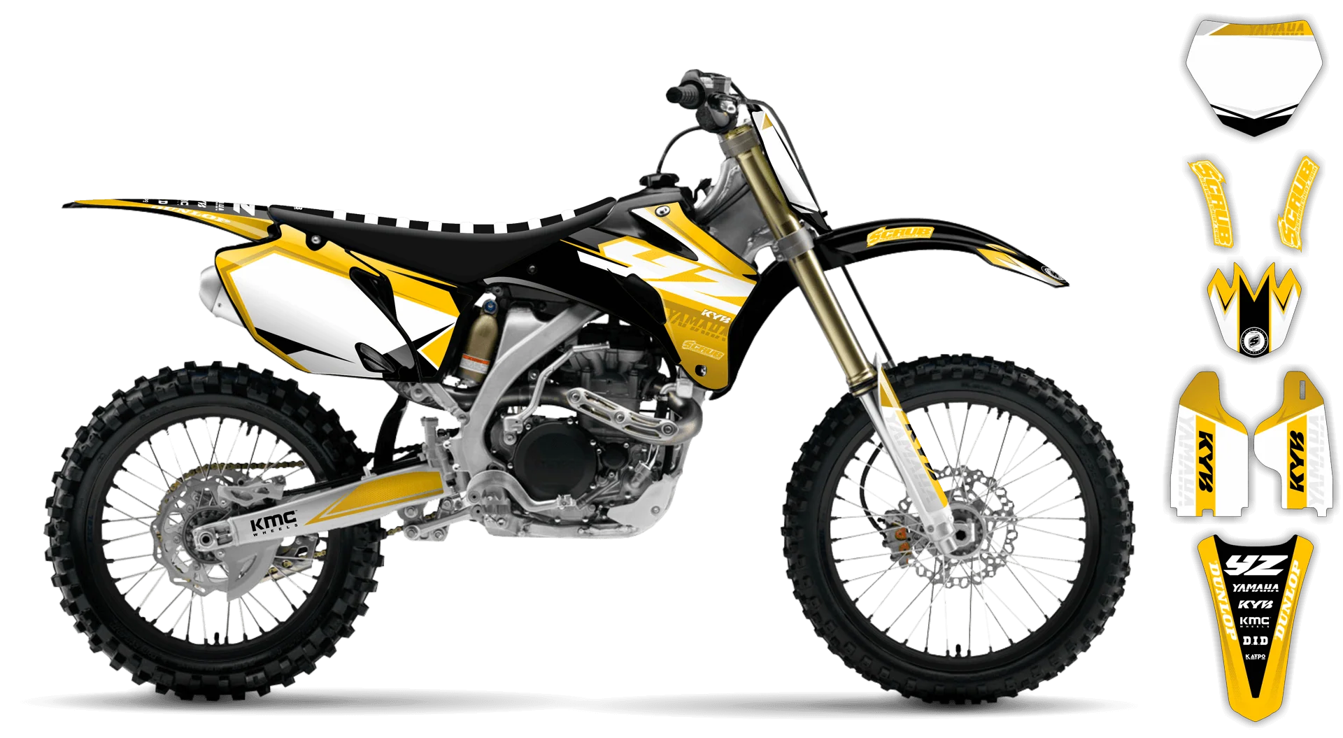 Graphics Kit - Yamaha - YZ426F - 2000-2002 - Discovery - R4