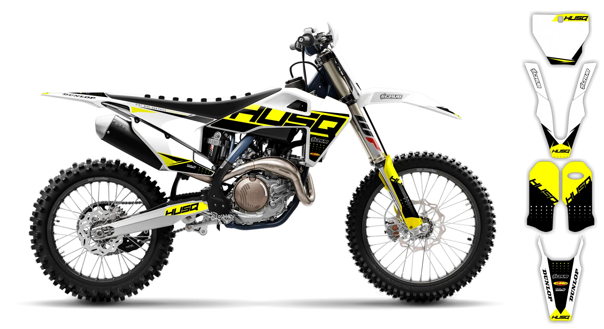 Graphics Kit - Husqvarna 14-> TC-FC-FX Series - 2019-2022 - SE1014 - LE