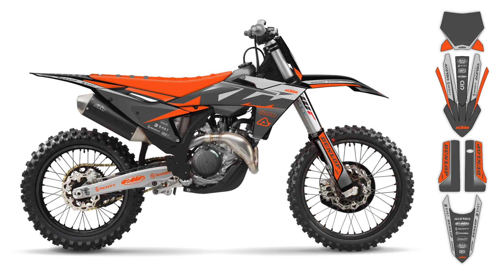 Graphics Kit - KTM - SMR Series - 2023-2024 - K19 - R5