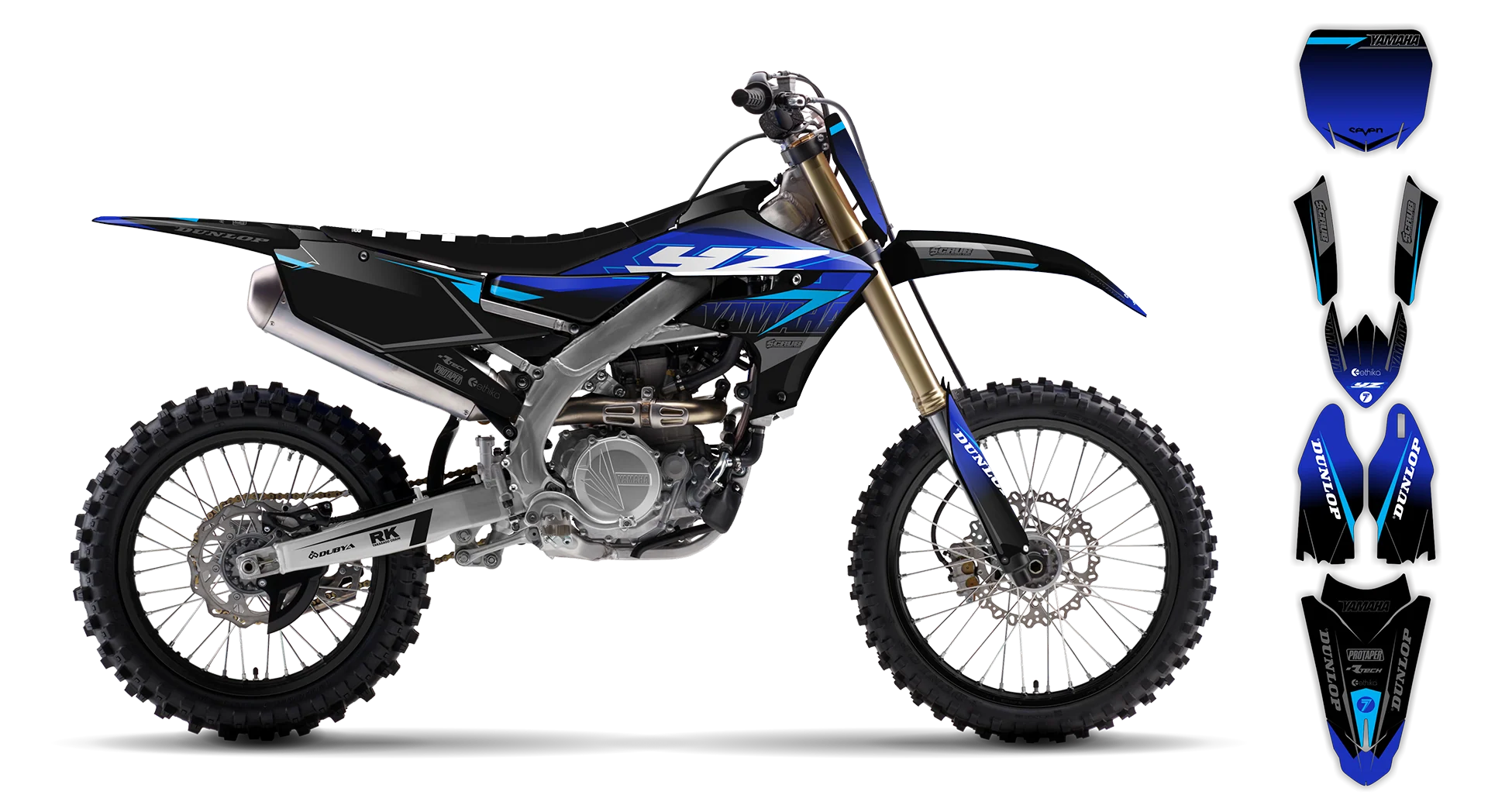 Graphics Kit - Yamaha - YZ250F - 2019-2023 - SE1086 - R3