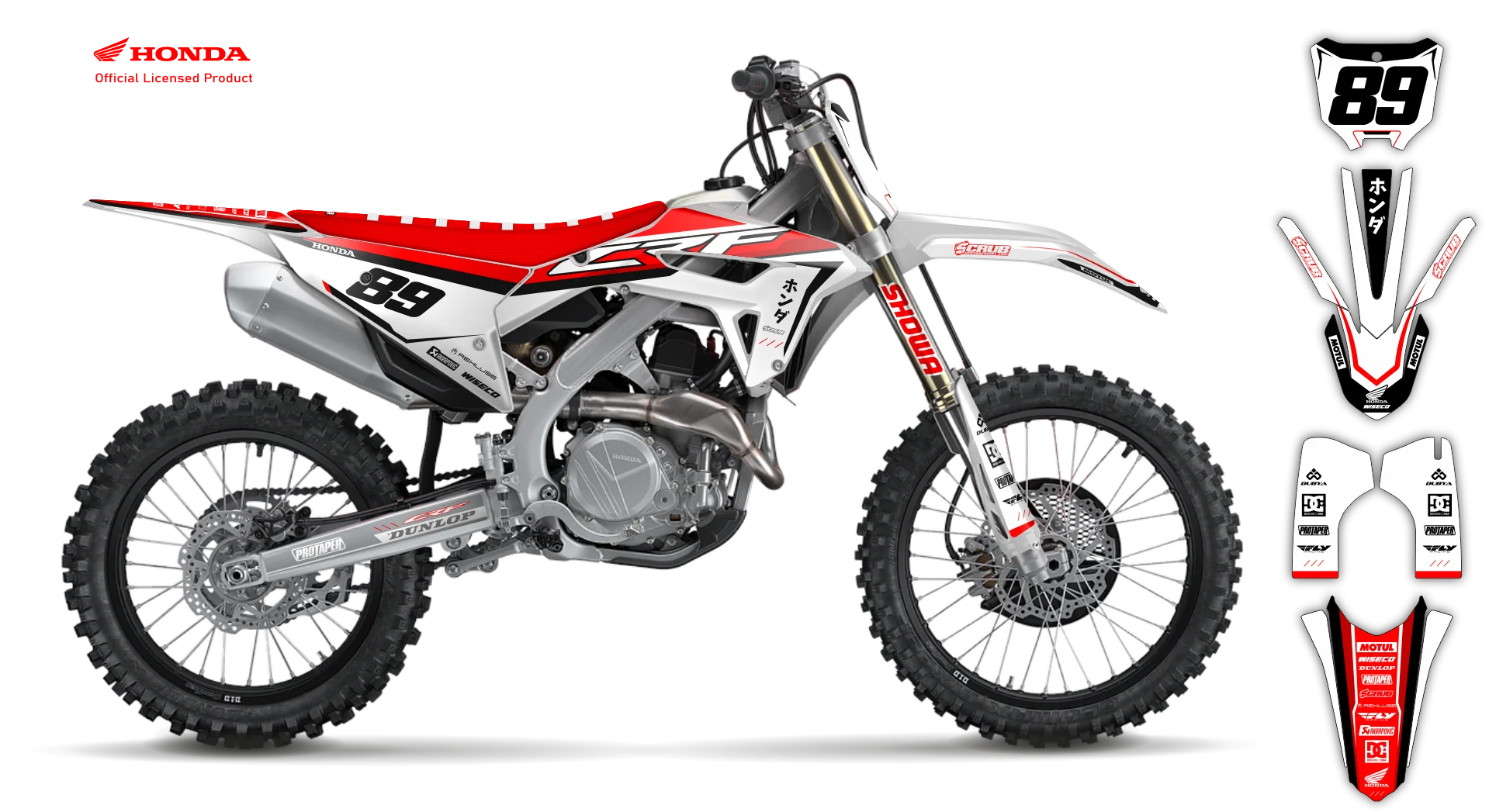 Graphics Kit - Honda - CRF 450R - 2005-2007 - Xumonk - R2