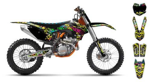 Graphics Kit - KTM - SX SX-F / XC XC-F - 2011-2012 - Wasabi - ST