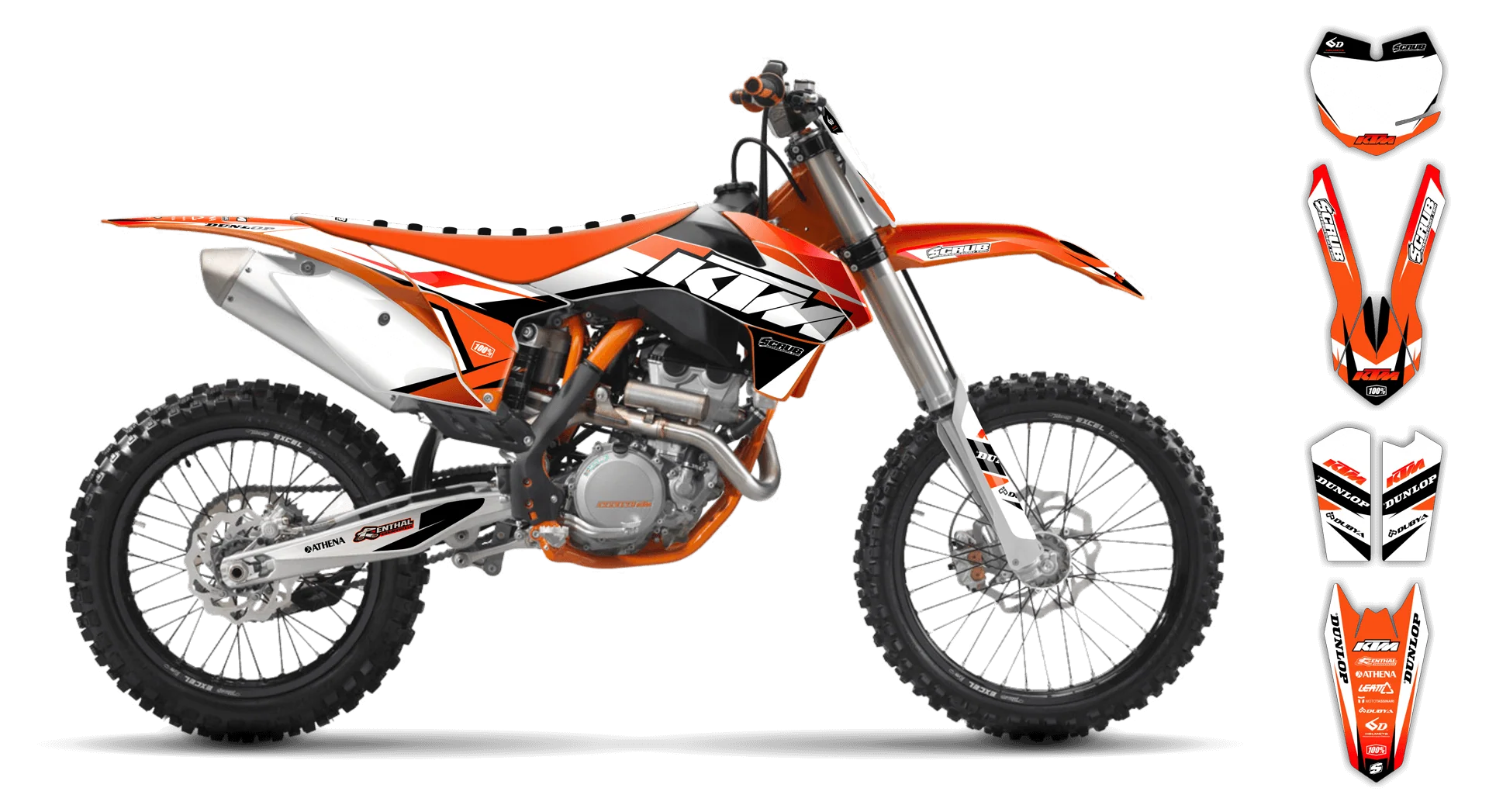 Graphics Kit - KTM - SX SX-F / XC XC-F - 2011-2012 - K1 - ST