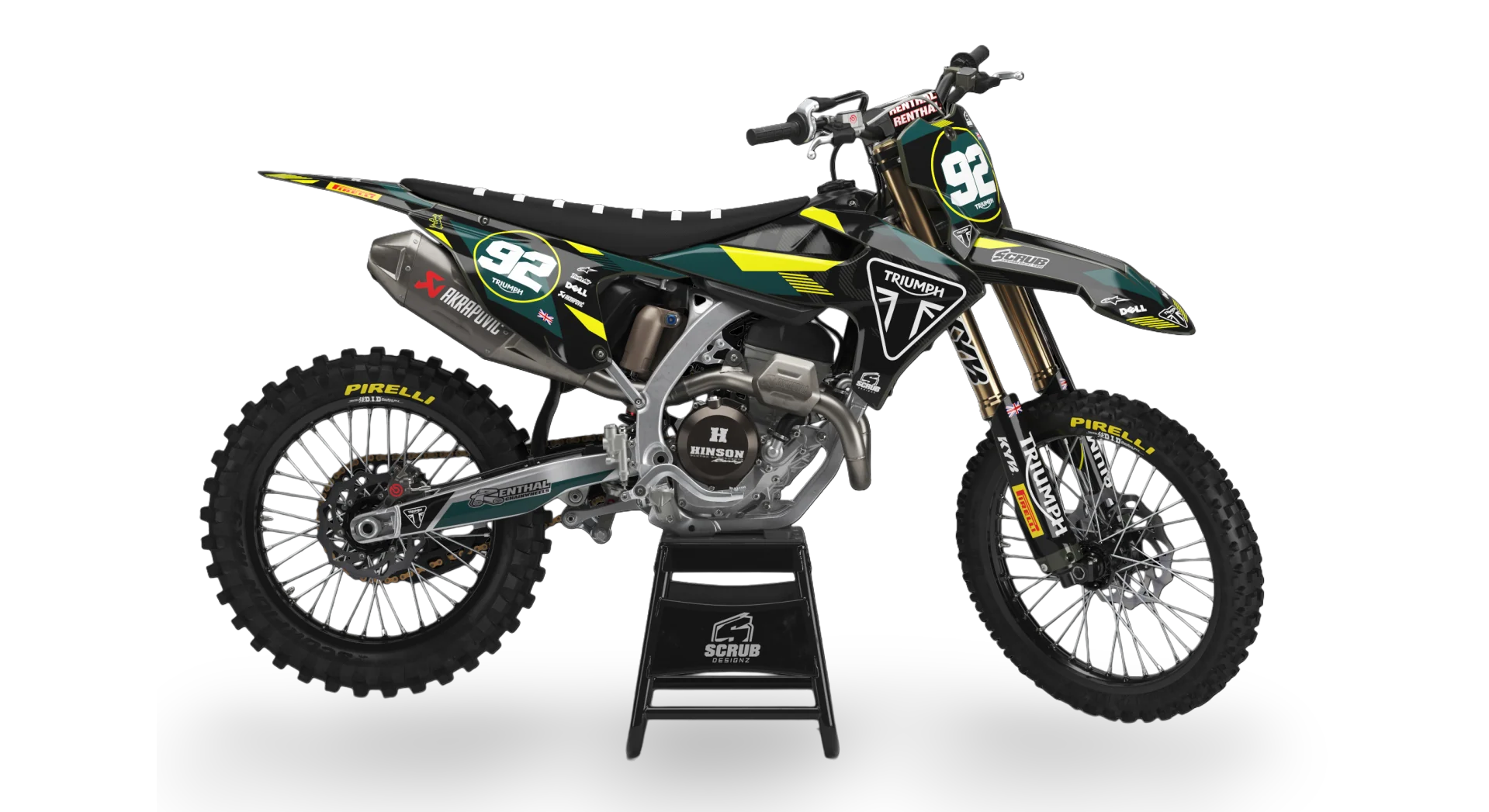 Graphics Kit - Triumph - TF 450-X - 2024-2025 - Apex - R1