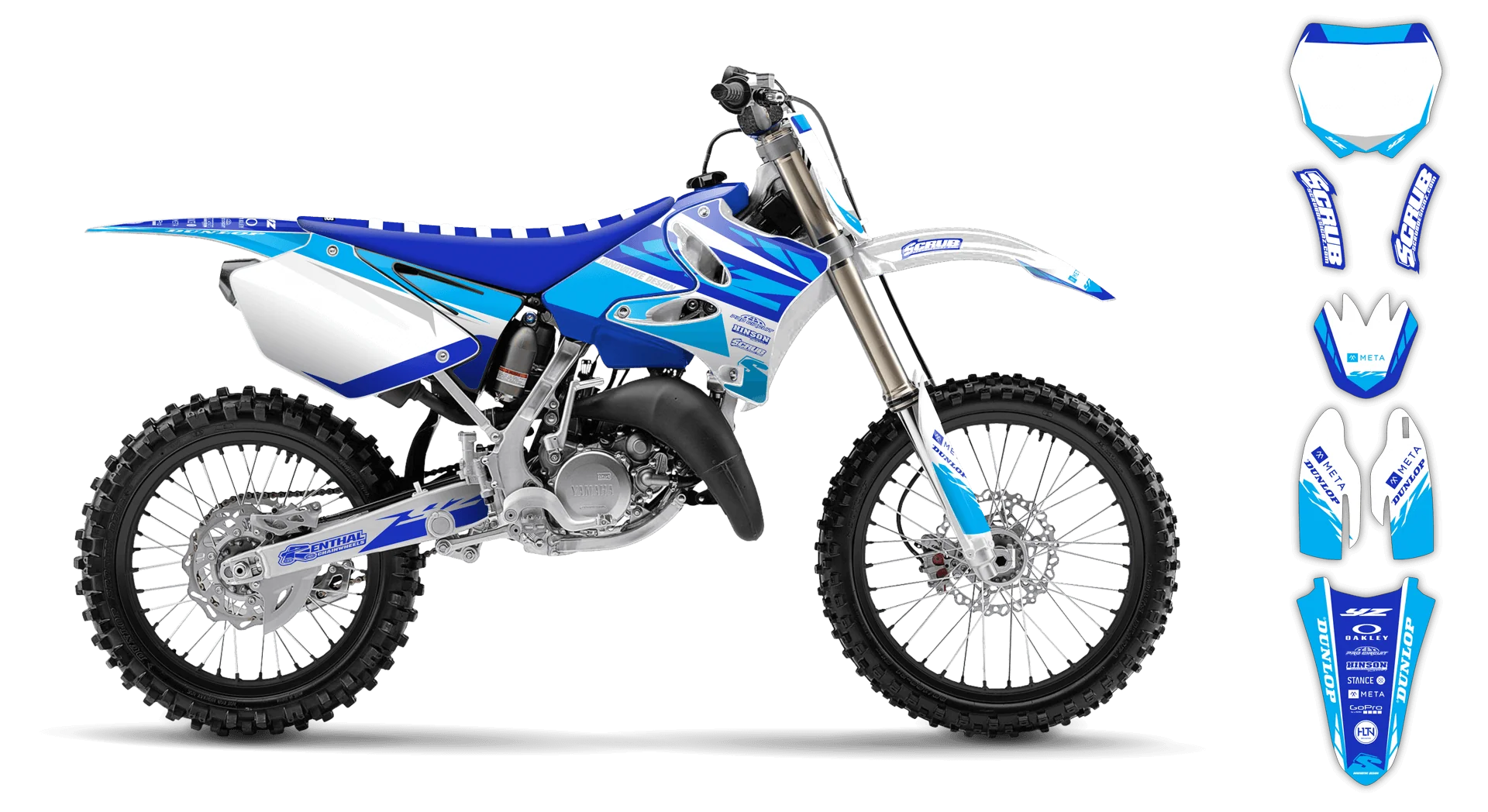 Graphics Kit - Yamaha - YZ 125 - 2008-2014 - SE1002 - LE