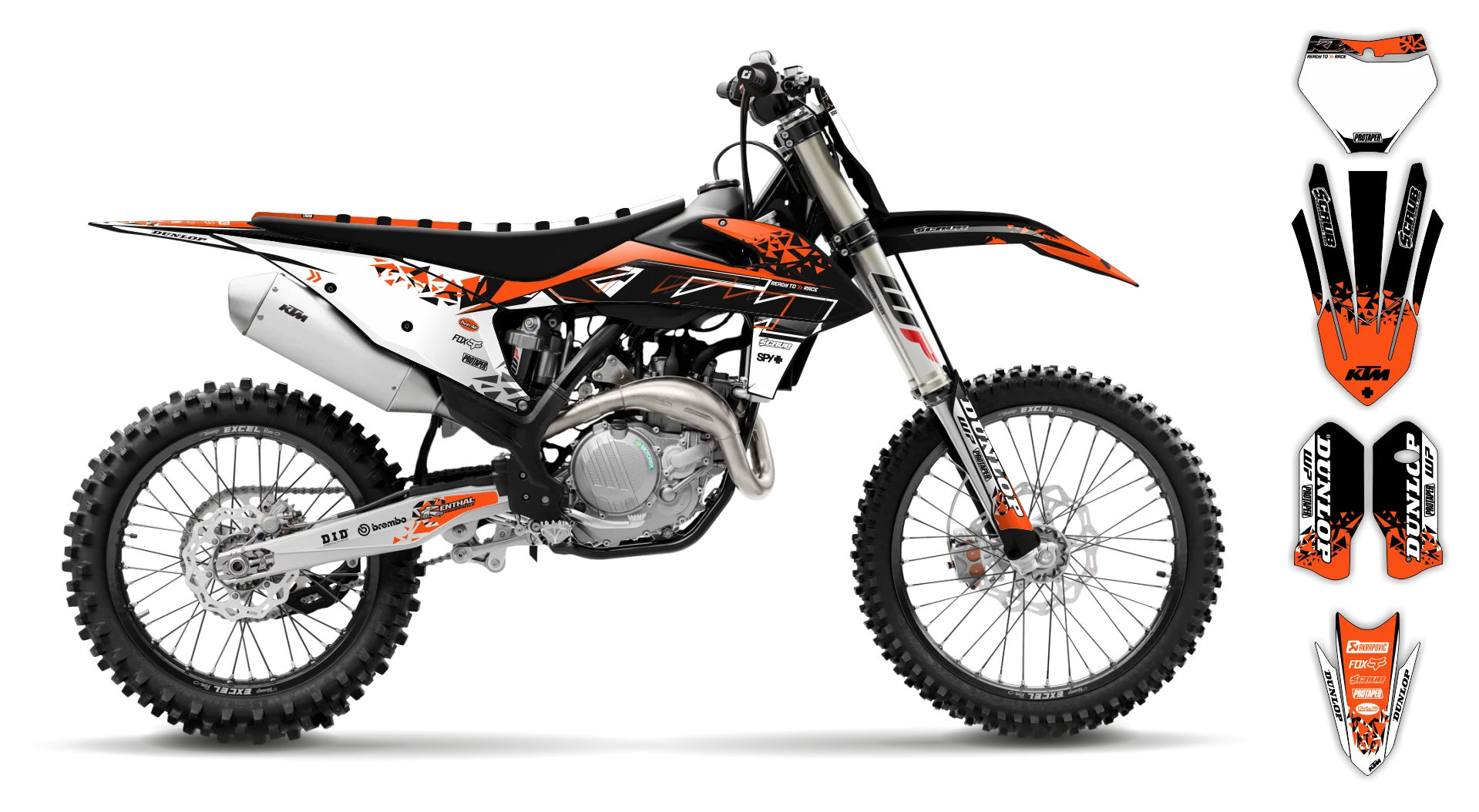 Graphics Kit - KTM - SX SX-F / XC XC-F - 2019-2022 - K6 - R4