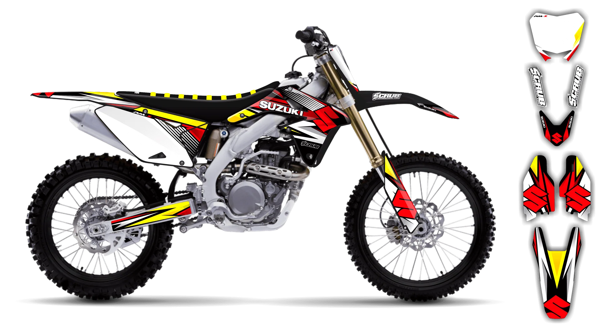 Graphics Kit - Suzuki - RMZ 450 - 2007 - SE1020 - LE