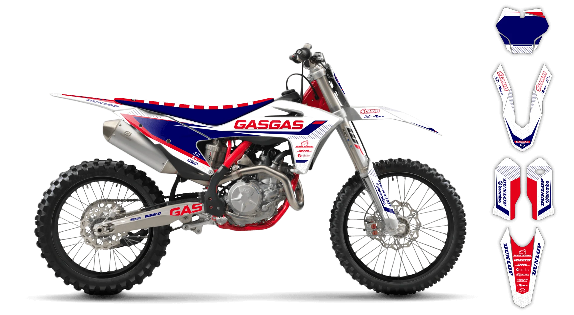 Graphics Kit - Gas Gas - MC-E 5 - 2025 - G1 - R1