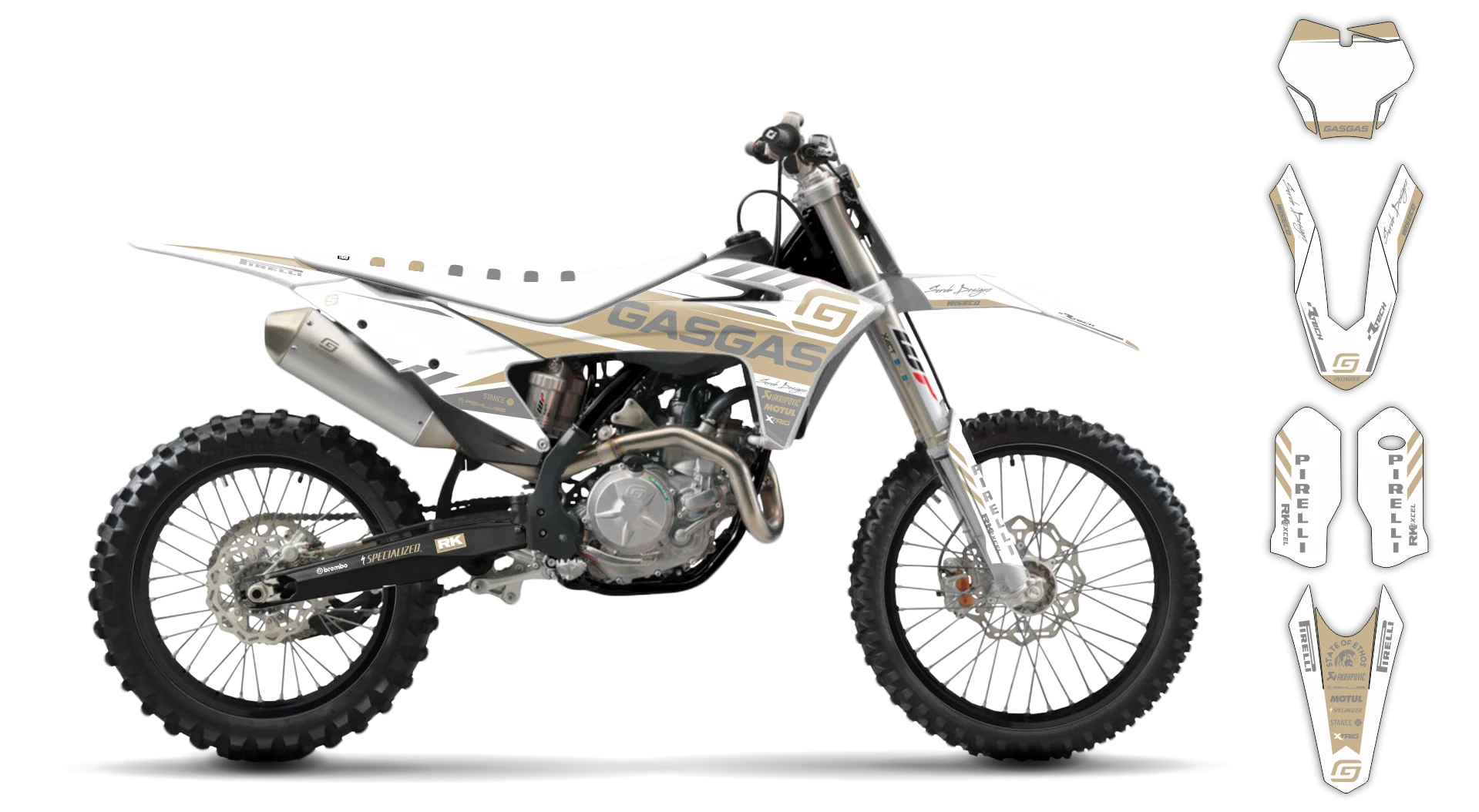 Graphics Kit - Gas Gas - EC EC-F Series - 2014-2017 - G2 - R2