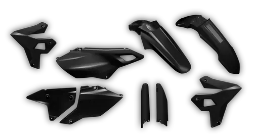Plastics Kit - Suzuki - DRZ 400 SM - 1999-2024 - Full Kit - Black Restyle
