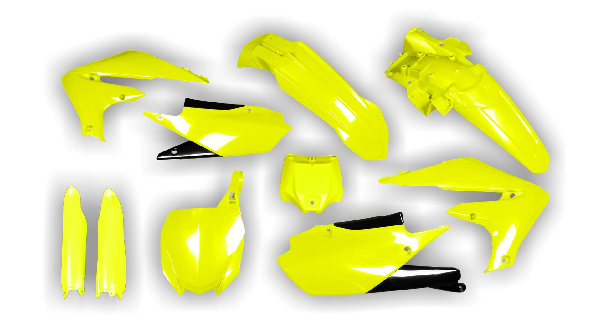 Plastics Kit - Yamaha - YZ250F - 2019-2023 - Full Kit - Fluo