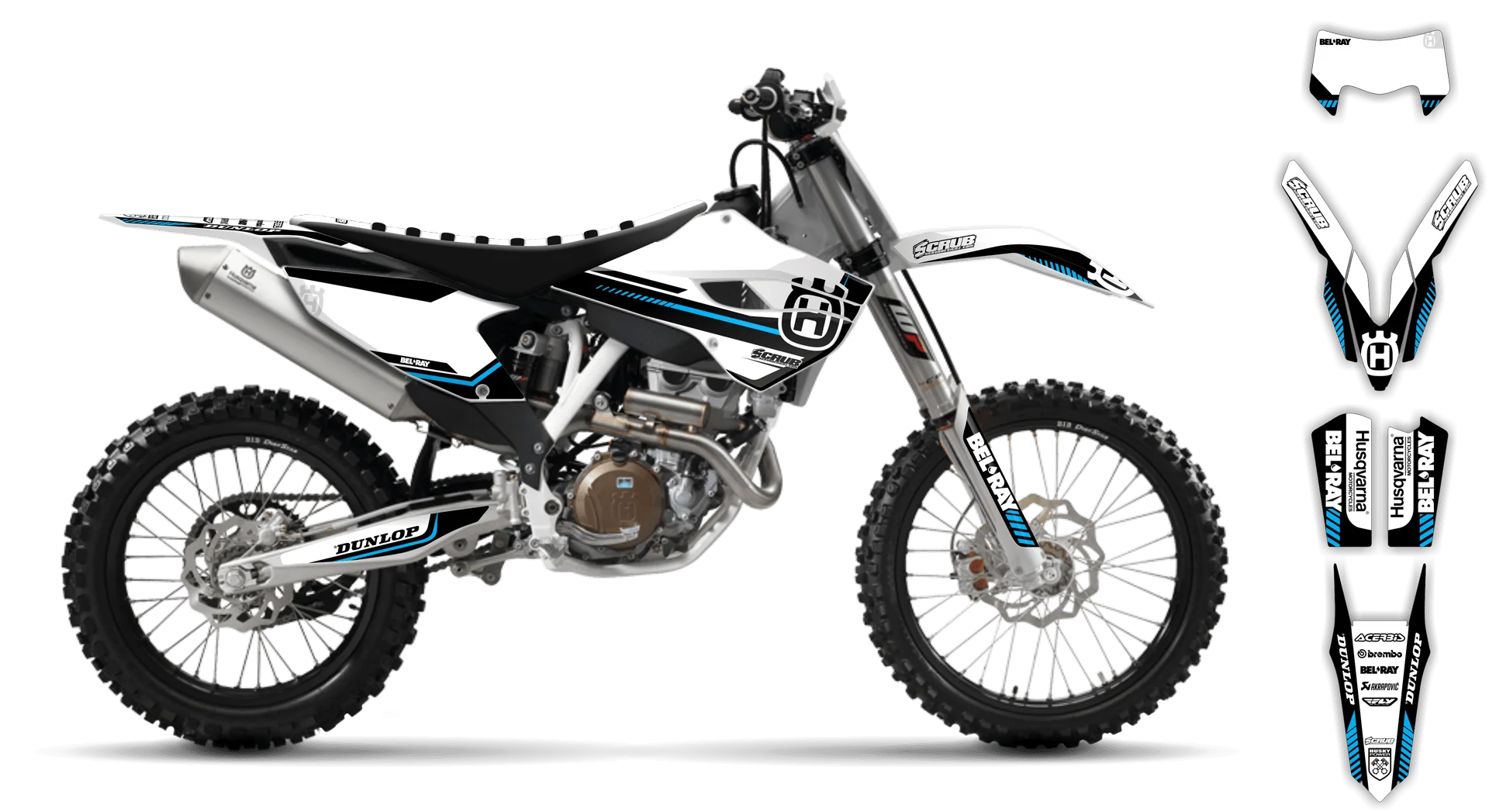 Graphics Kit - Husqvarna 14-> TE-FE Series - 2016 - H5 - R2