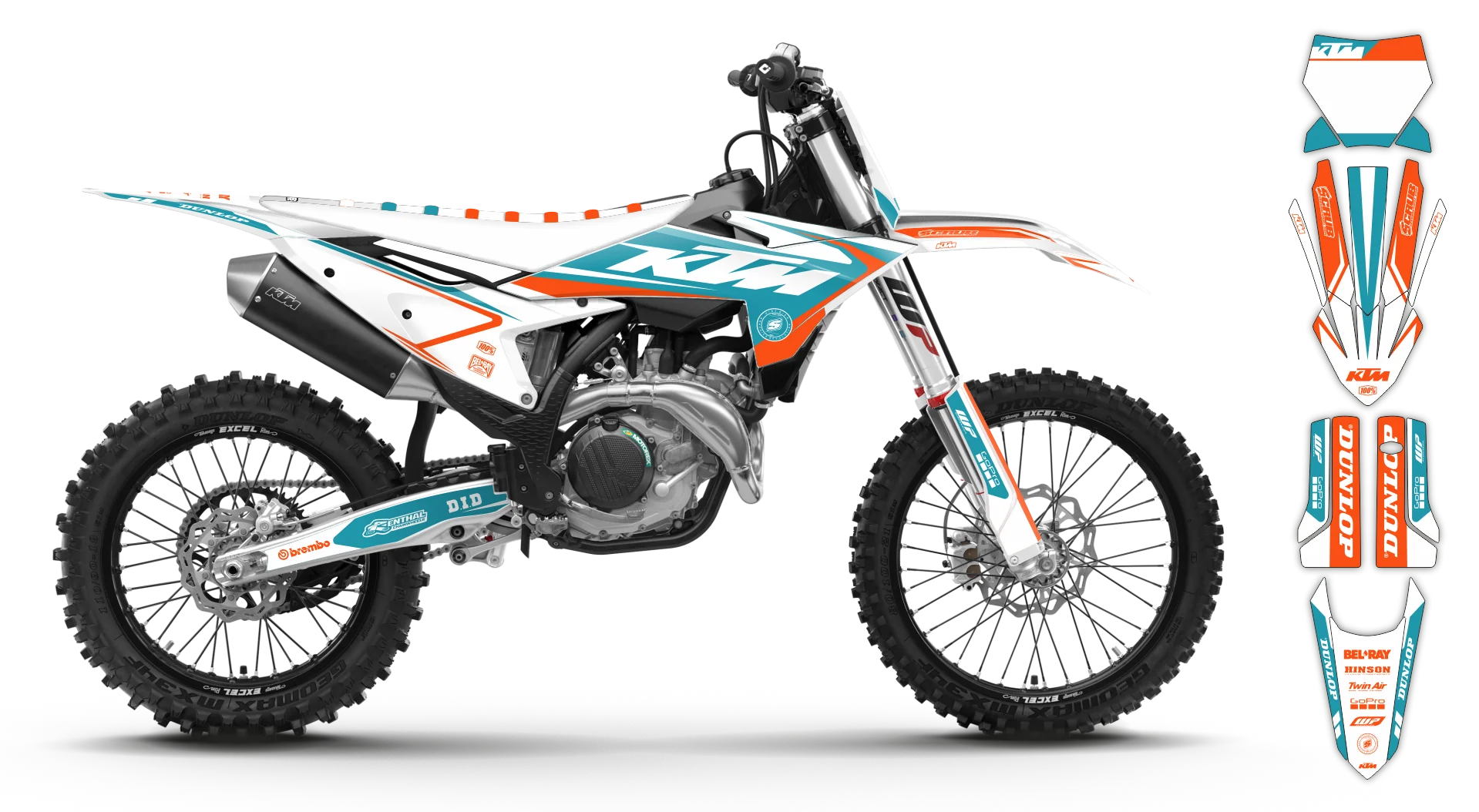 Graphics Kit - KTM - SX SX-F / XC XC-F - 2025 - K17 - R1