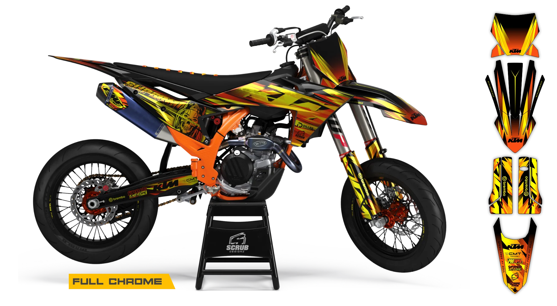 Graphics Kit - KTM - SX SX-F / XC XC-F - 2023-2024 - Eskel - LE