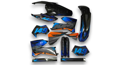 GFP - KTM - EXC EXC-F / XC-W XCF-W - 2005-2007 - Black-SO8539