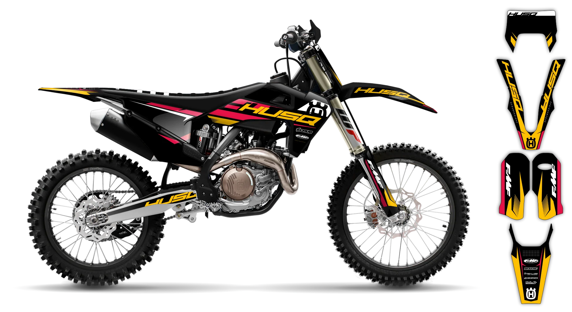 Graphics Kit - Husqvarna 14-> TE-FE Series - 2020-2023 - H-SE1100 - R1