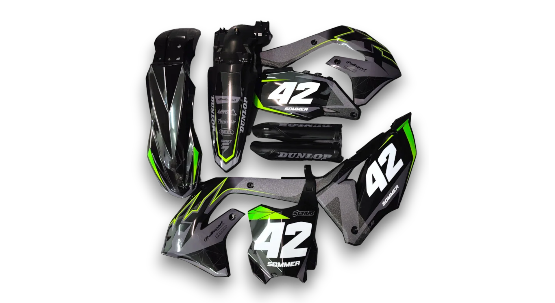 GFP - Kawasaki - KX 450F - 2019-2023 - Black-SE1046-ST