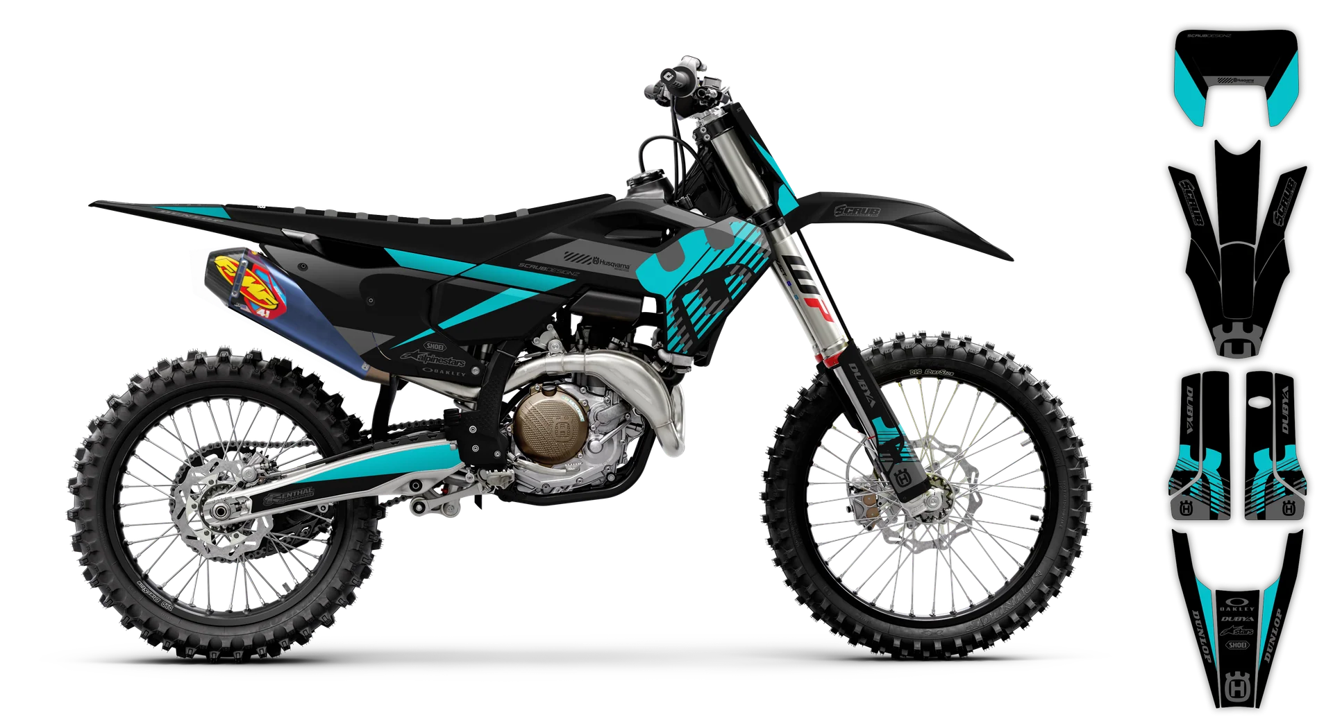 Graphics Kit - Husqvarna 14-> - TE-FE Series - 2024 - H16 - LE