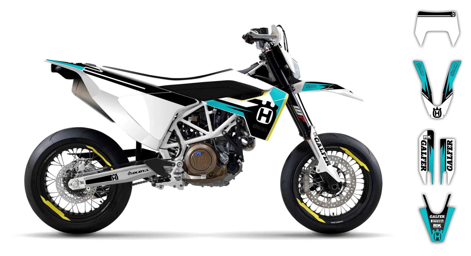 Graphics Kit - Husqvarna 14-> EN 701 - 2016-2024 - H11 - R2