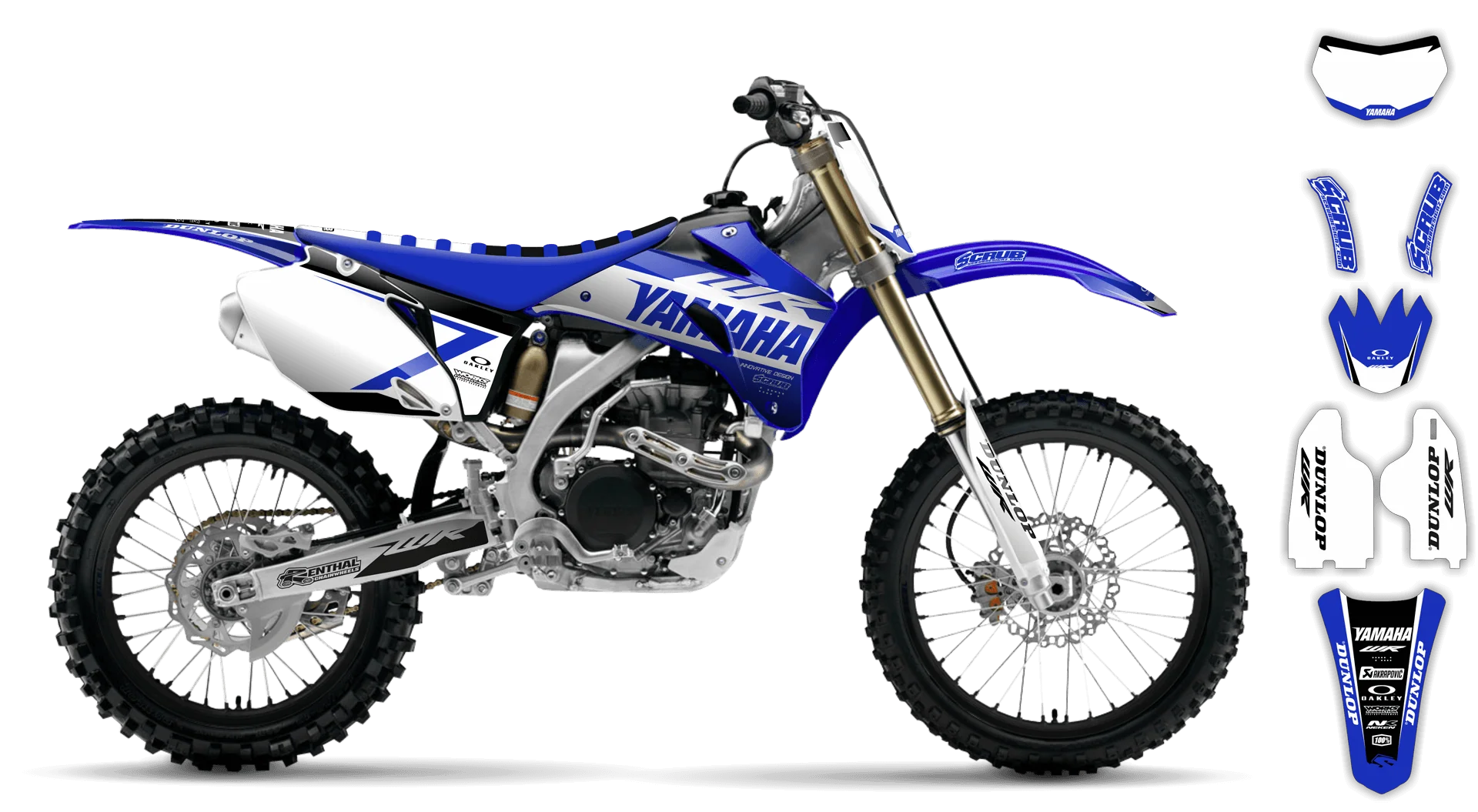 Graphics Kit - Yamaha - WR400F - 2000-2002 - Corgis - ST