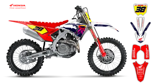 Graphics Kit - Honda - CRF 450R - 2021-2024 Restyle - Retro - ST