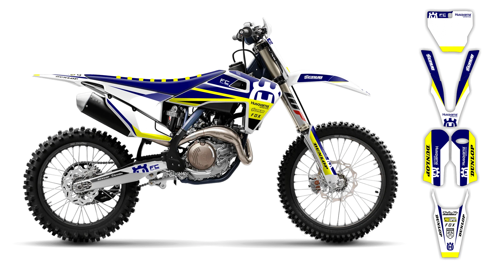 Graphics Kit - Husqvarna 14-> FS Series - 2021-2022 - H7 - LE