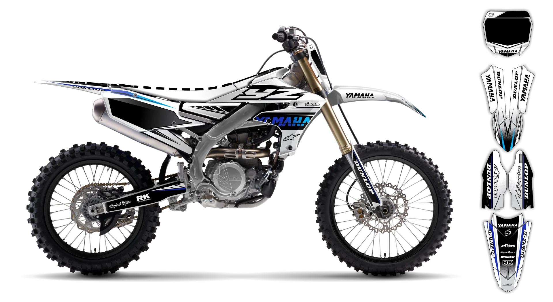 Graphics Kit - Yamaha - YZ250F - 2019-2023 - Boognish - R1