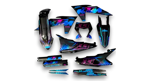 GFP - KTM - EXC EXC-F / XC-W XCF-W - 2024-2025 - Black-H-SE1128-ST