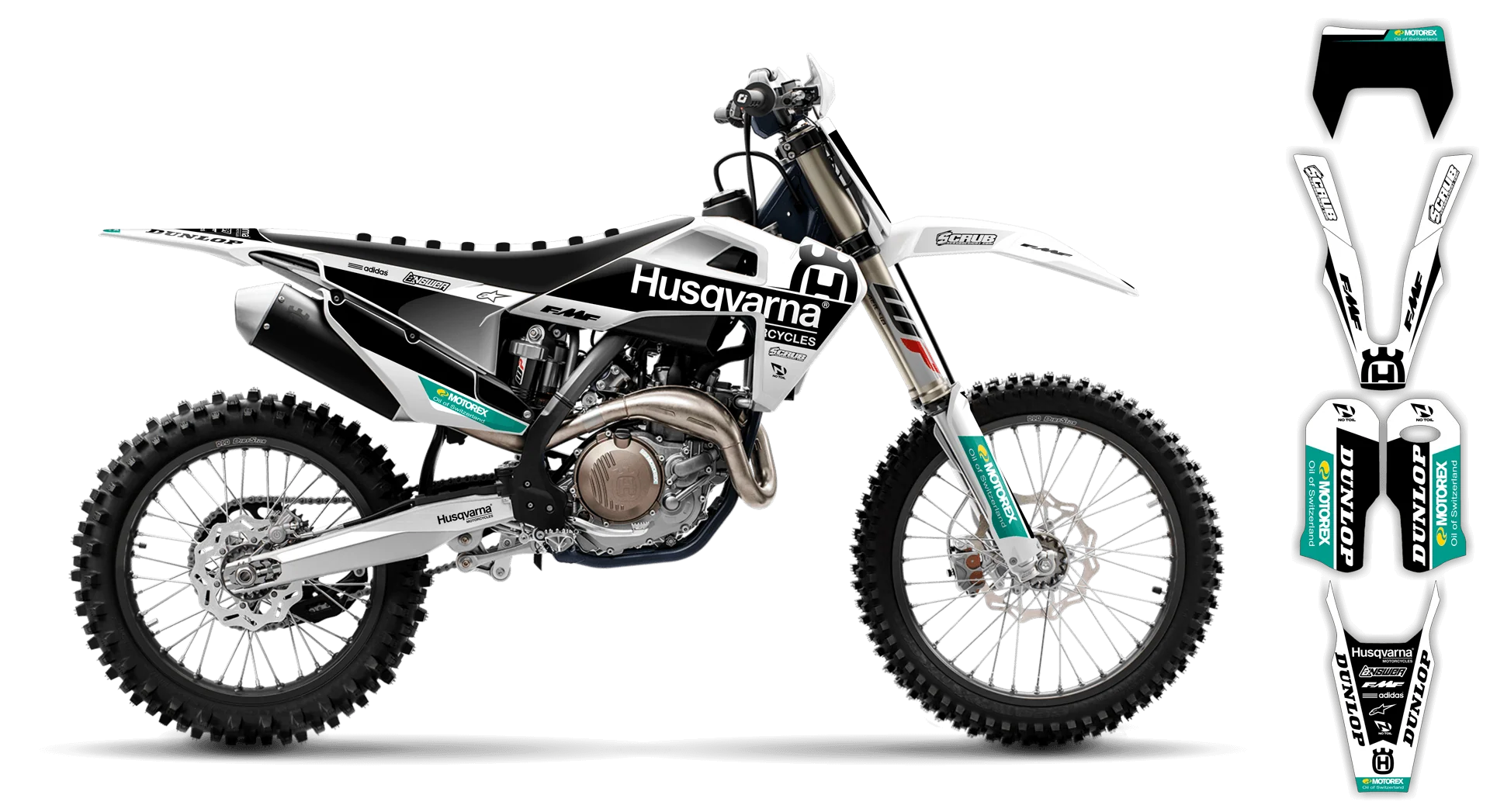 Graphics Kit - Husqvarna 14-> TE-FE Series - 2020-2023 - H9 - R1