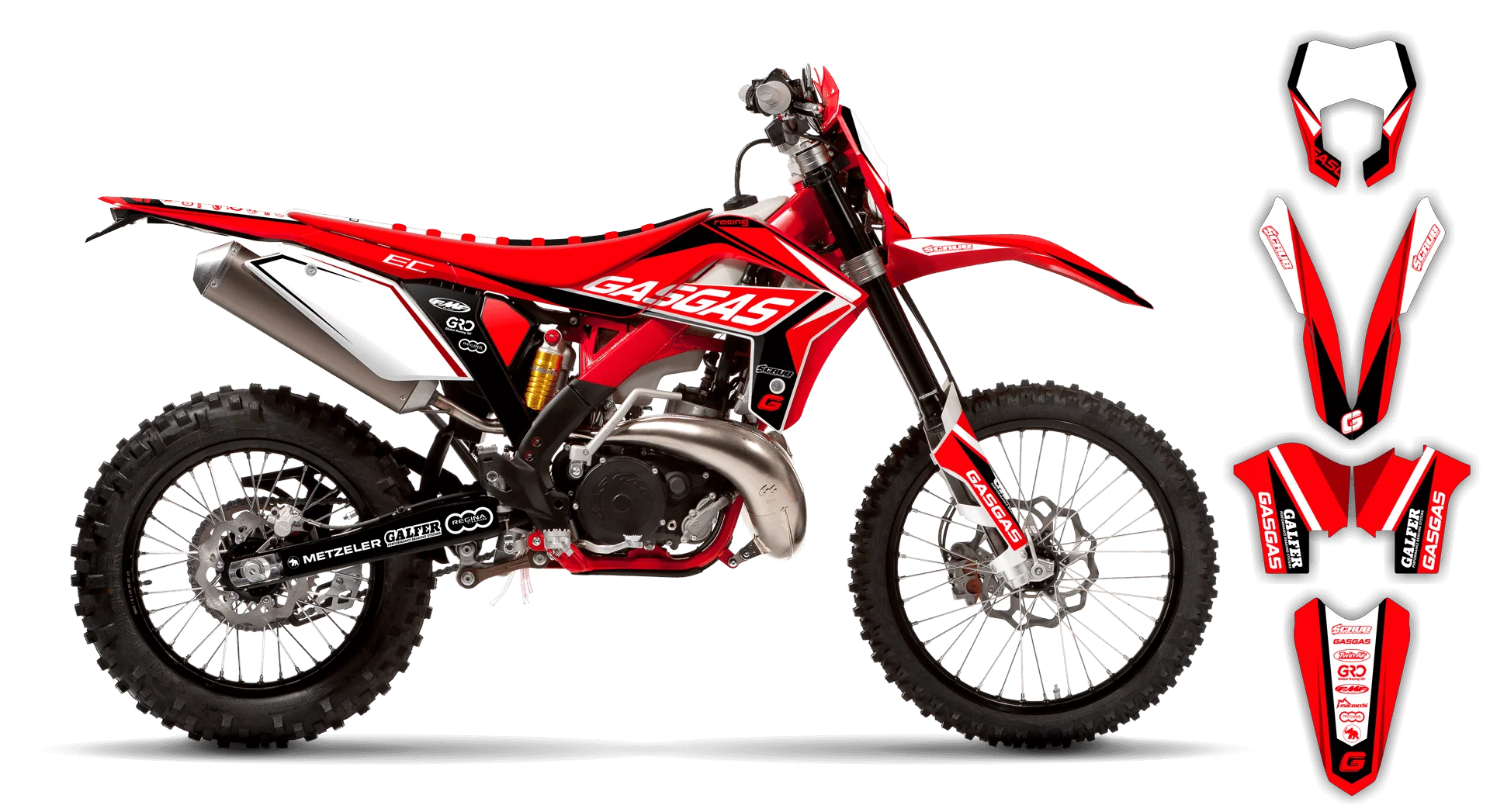 Graphics Kit - Gas Gas - EC EC-F Series - 2014-2017 - Compulsion - LE