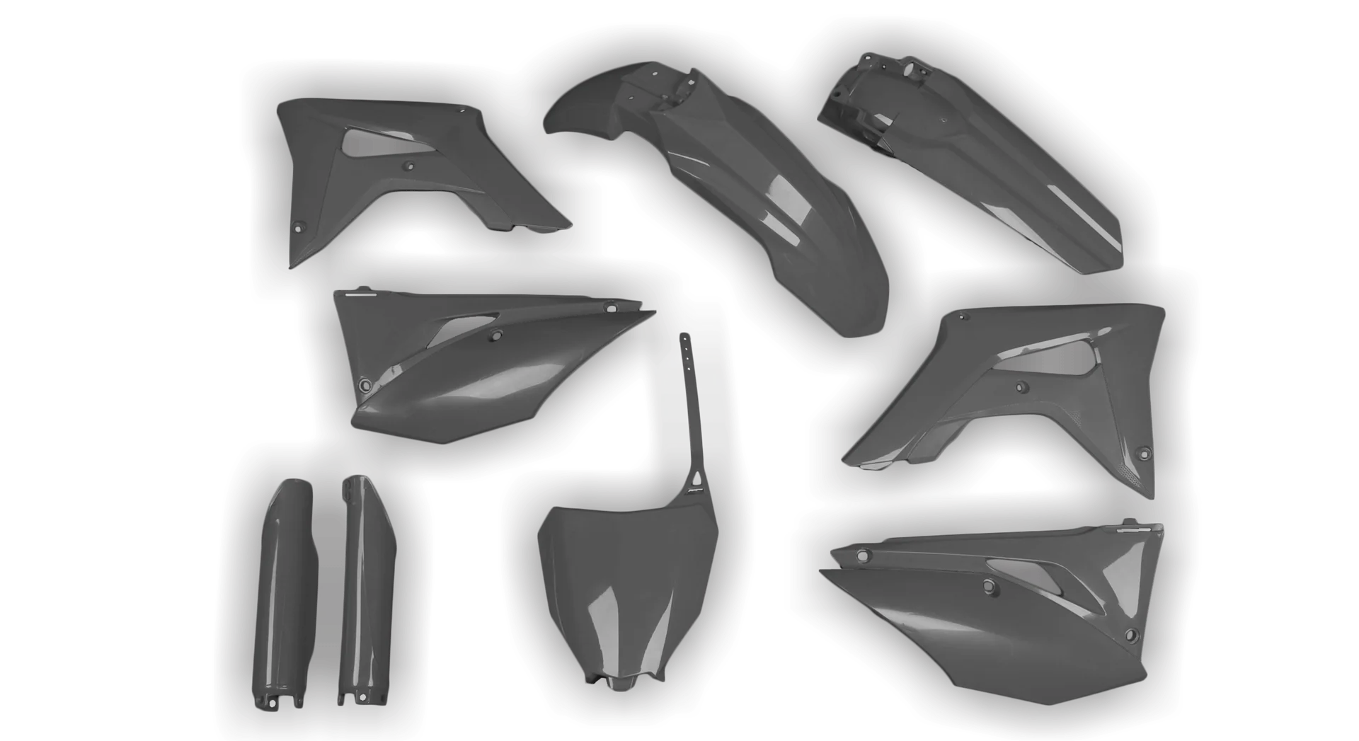 Plastics Kit - Honda - CRF 250R - 2019-2021 - Full Kit - Nardo Grey