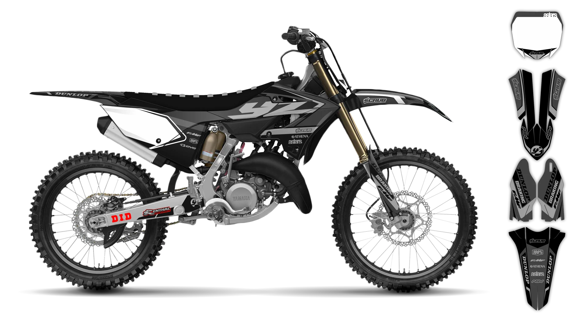 Graphics Kit - Yamaha - YZ 85 - 2022-2025 - Eclipse - R2