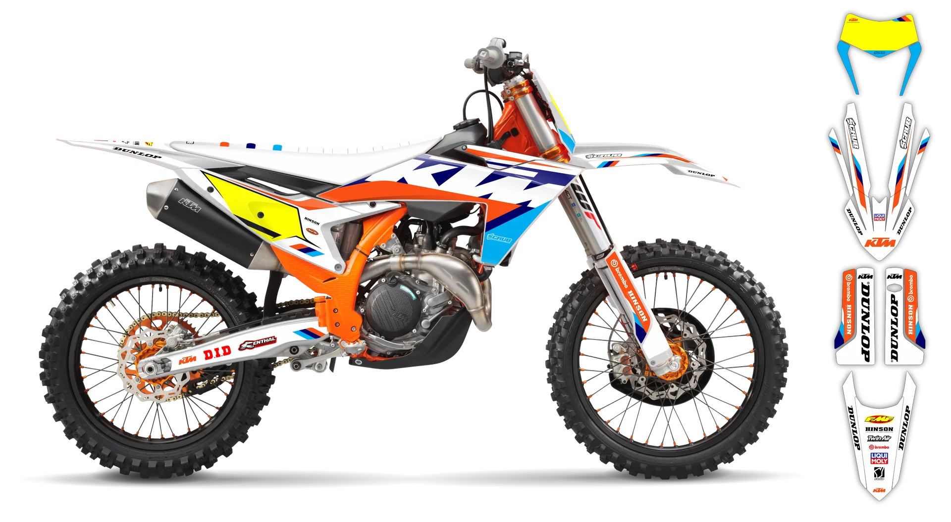 Graphics Kit - KTM - EXC EXC-F / XC-W XCF-W - 2024-2025 - K-SE1072 - R1