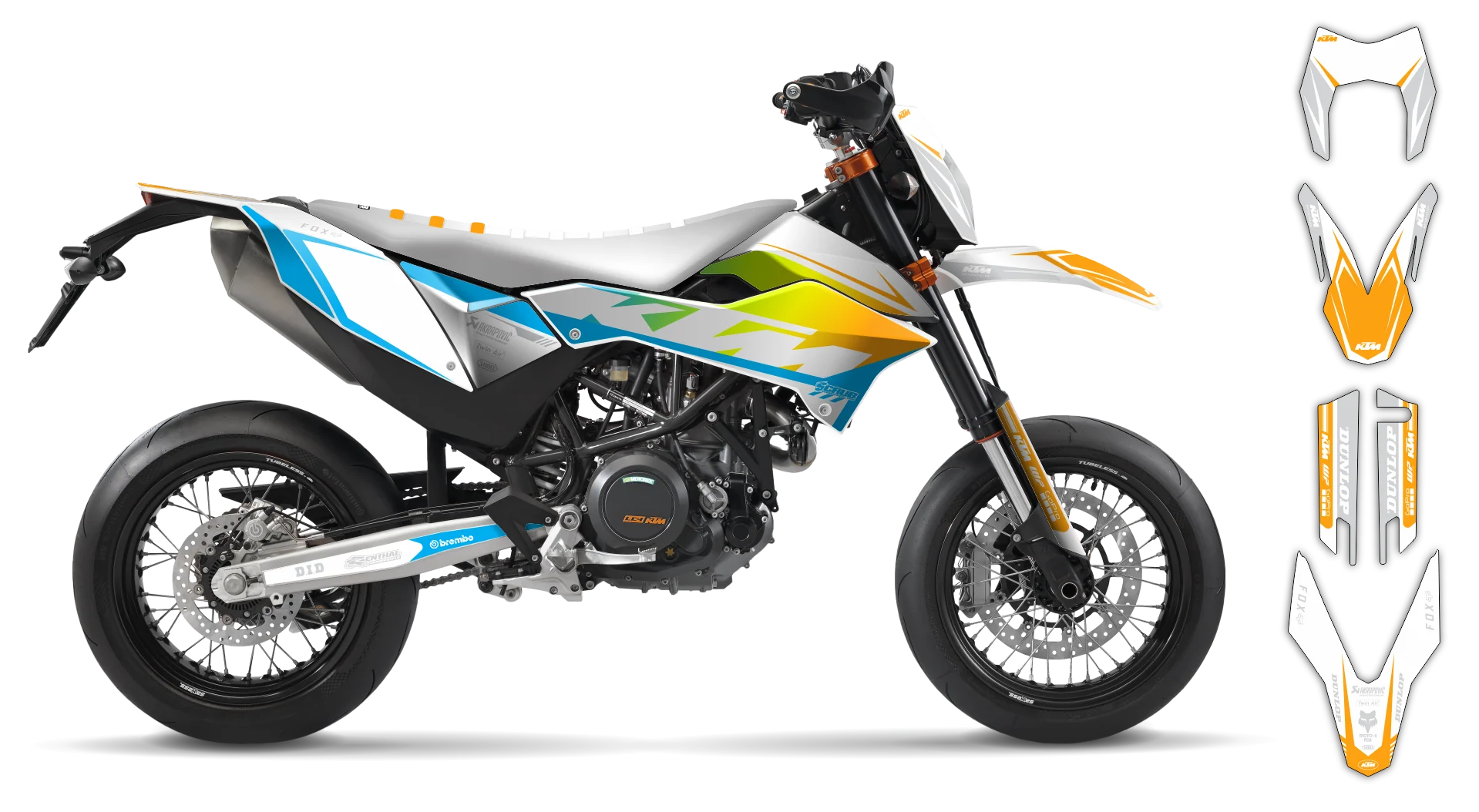 Graphics Kit - KTM - ENDURO 690R - 2012-2018 - K-SE1103 - LE