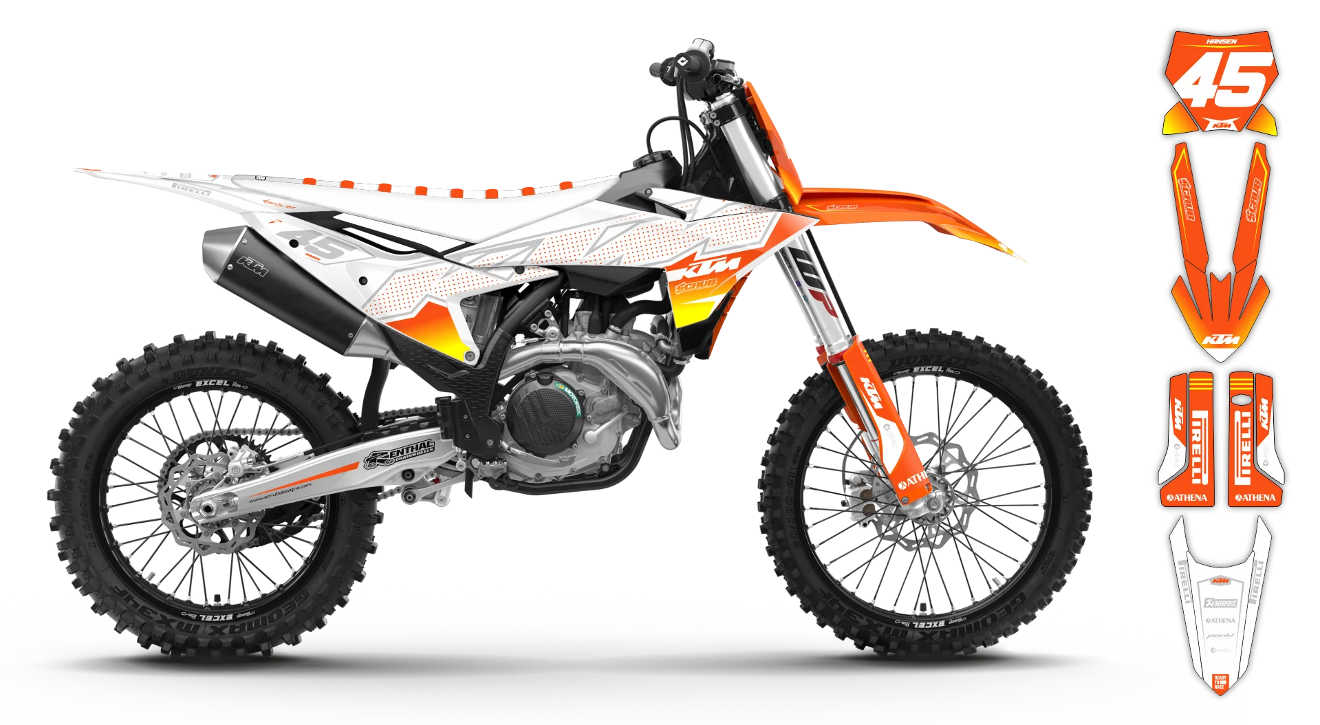 Graphics Kit - KTM - SX SX-F / XC XC-F - 2025 - K21 - LE
