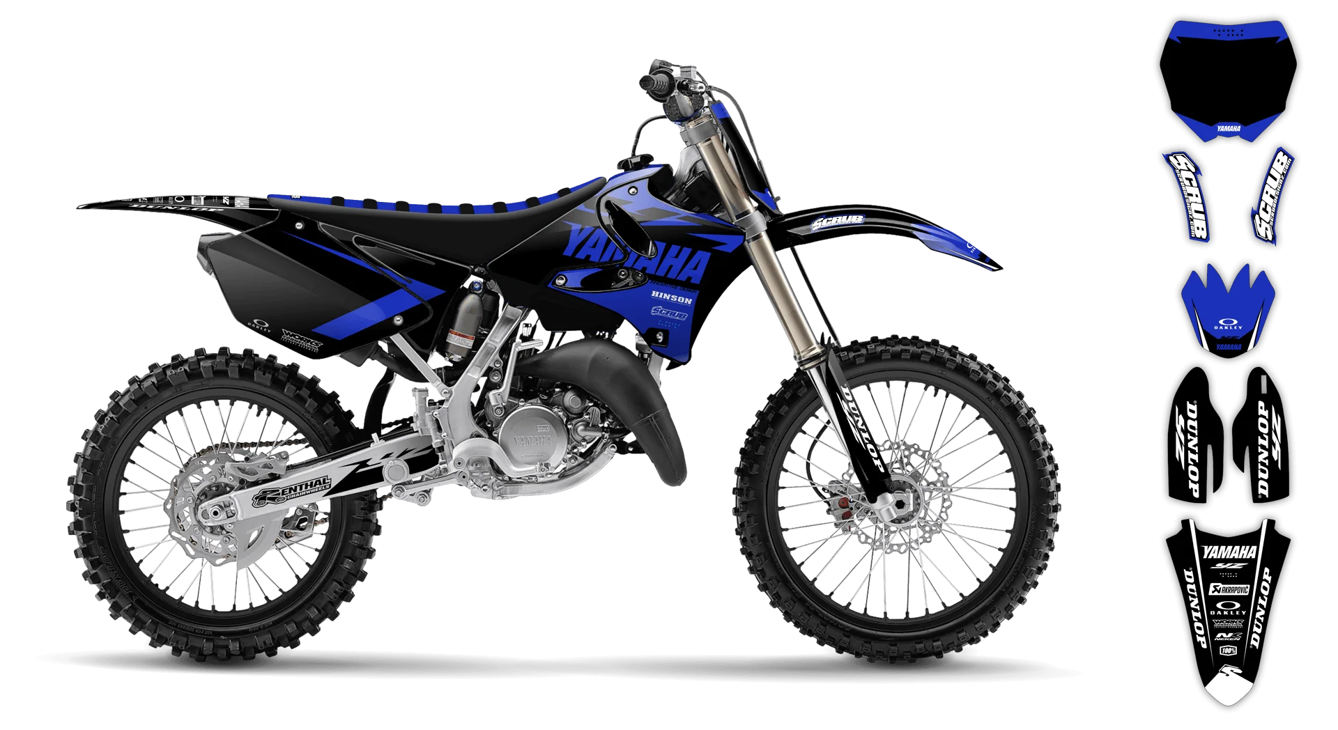 Graphics Kit - Yamaha - YZ 125 - 2000-2001 - Corgis - LE