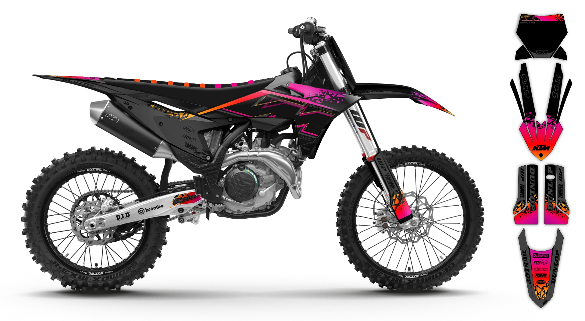 Graphics Kit - KTM - SX SX-F / XC XC-F - 2025 - K6 - R1