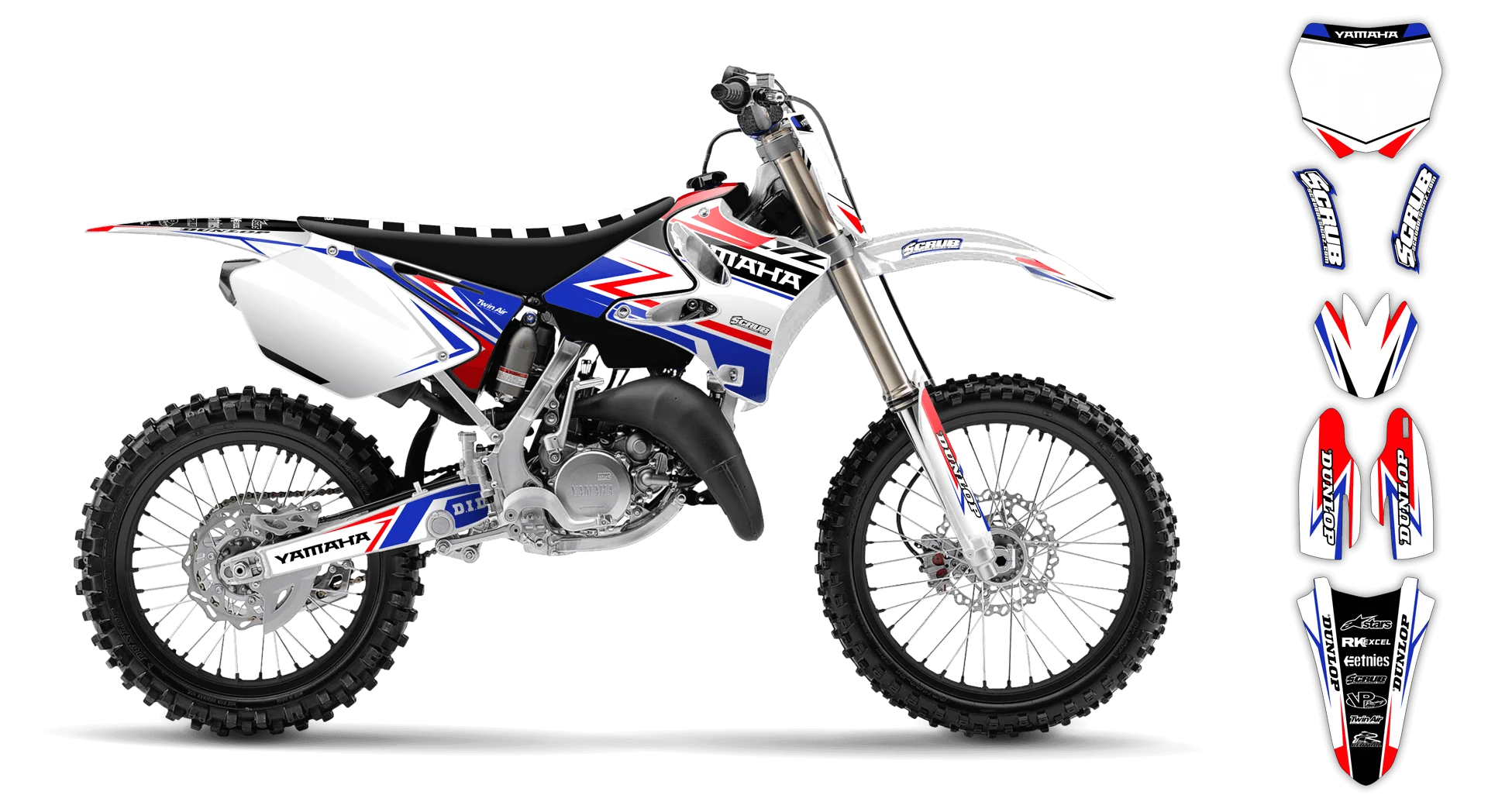 Graphics Kit - Yamaha - YZ 250 - 2002-2004 - Evolution - LE
