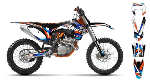 Graphics Kit - KTM - EXC EXC-F / XC-W XCF-W - 2004 - X-Rut - ST