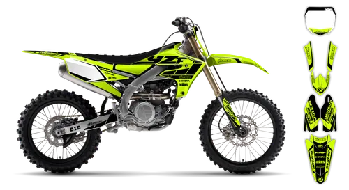 Graphics Kit - Yamaha - WR450F - 2024-2025 - Fluo Eclipse - ST