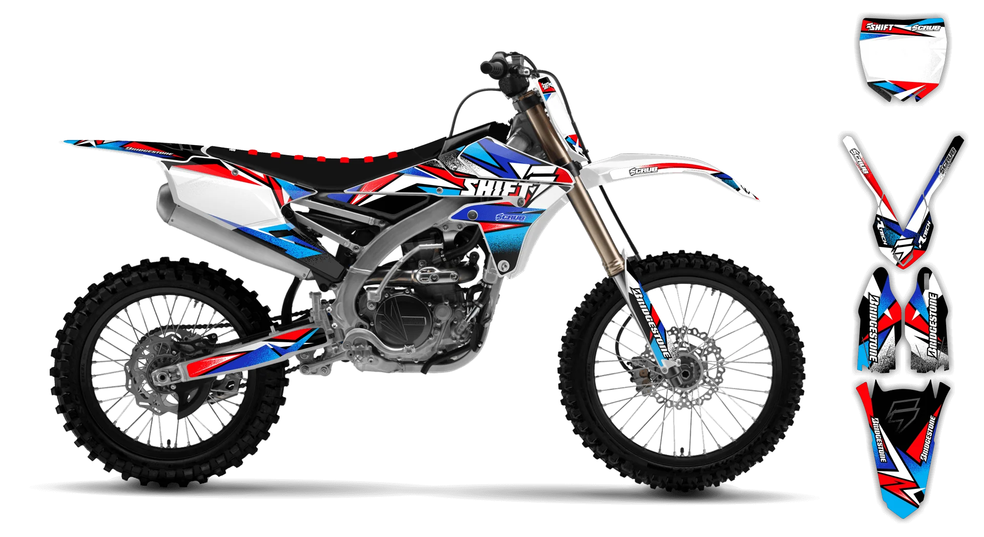 Graphics Kit - Yamaha - YZ250F - 2010-2013 - X-Rut - LE