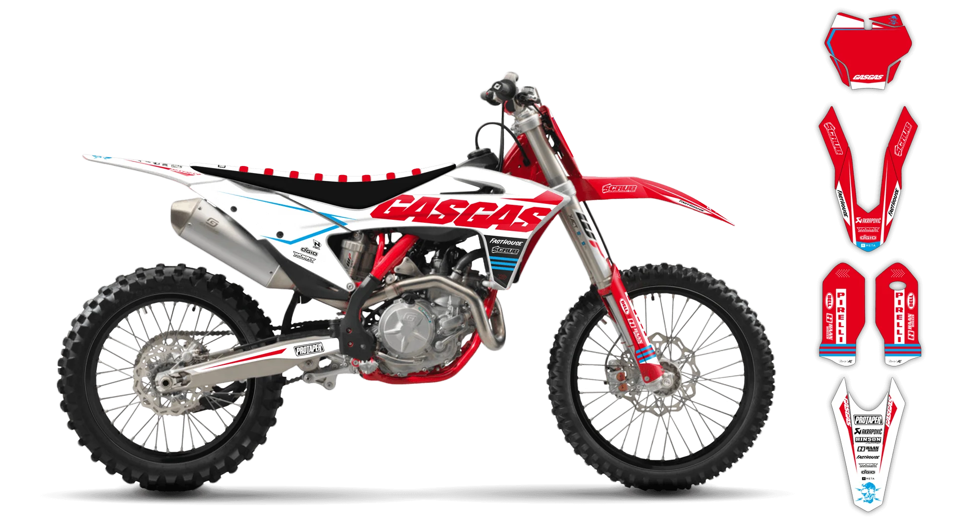 Graphics Kit - Gas Gas - EC EC-F Series - 2014-2017 - Belfry - LE