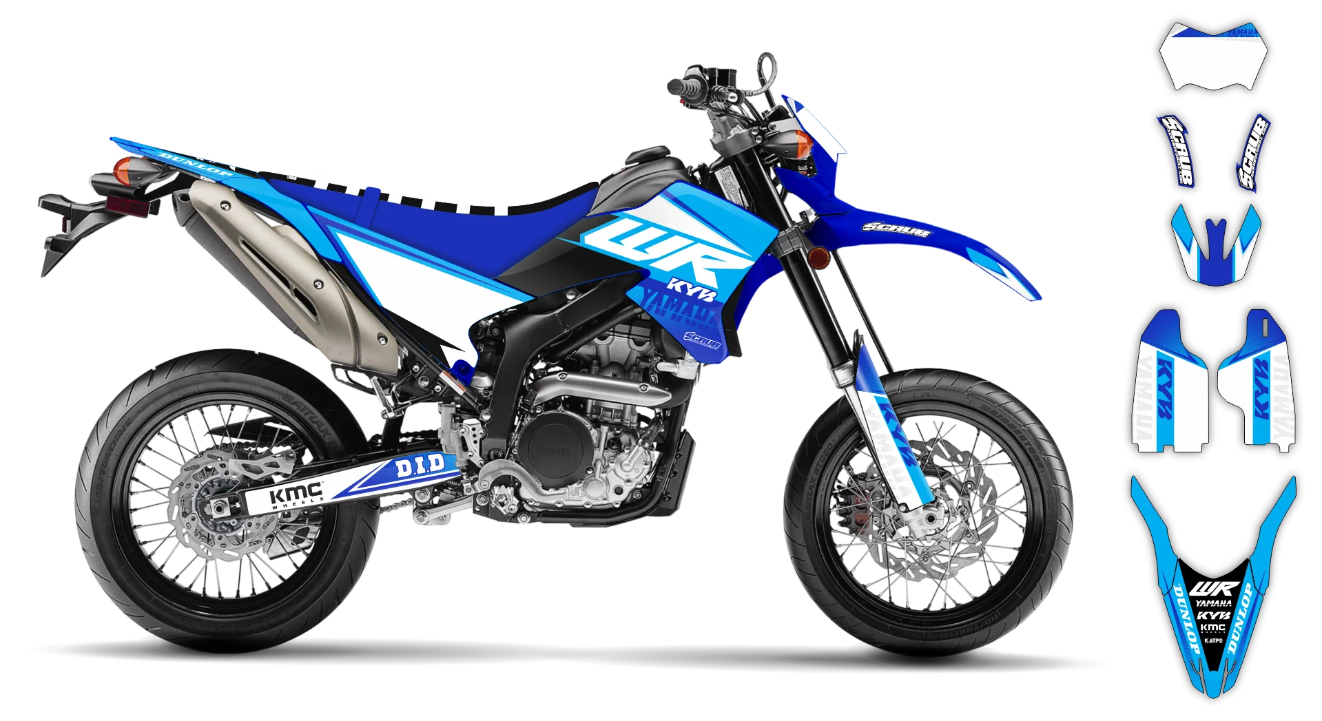 Graphics Kit - Yamaha - WR 250X - 2007-2022 - Discovery - R3