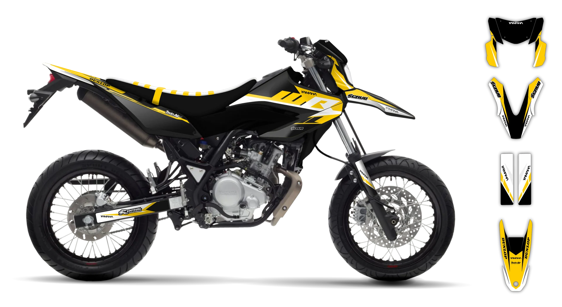 Graphics Kit - Yamaha - WR 125X - 2009-2022 - Sukuba - R2