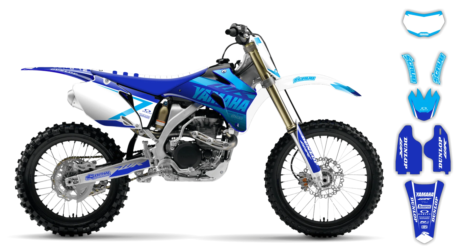 Graphics Kit - Yamaha - WR400F - 2000-2002 - Corgis - R2